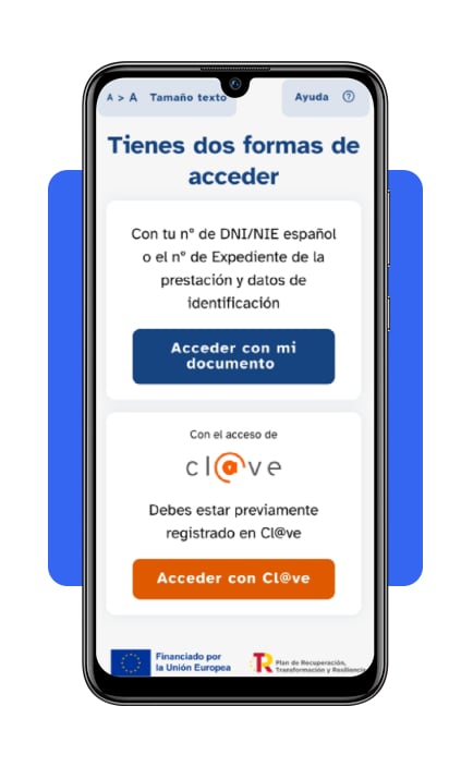 ¿Cobras una pensión en España? Realiza tu fe de vida digital 6 Paso 4 - Identifícate para acceder al sistema