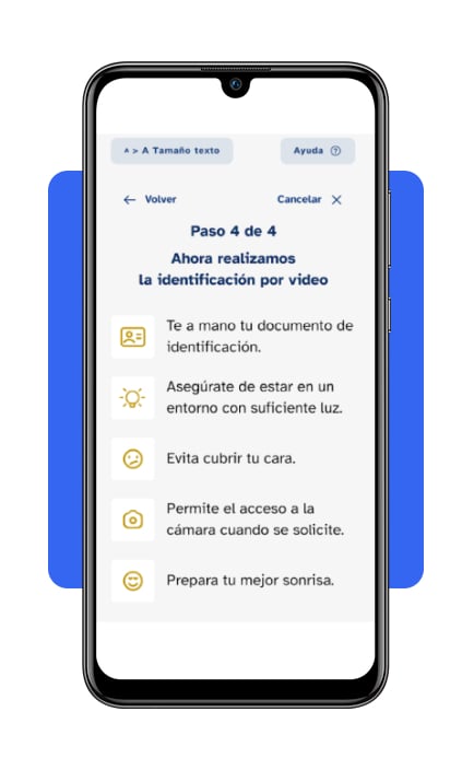 ¿Cobras una pensión en España? Realiza tu fe de vida digital 7 Paso 5 - Realiza la identificación por video