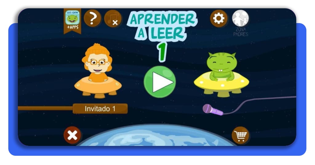Lección de prueba Leo con Grin pantalla 2