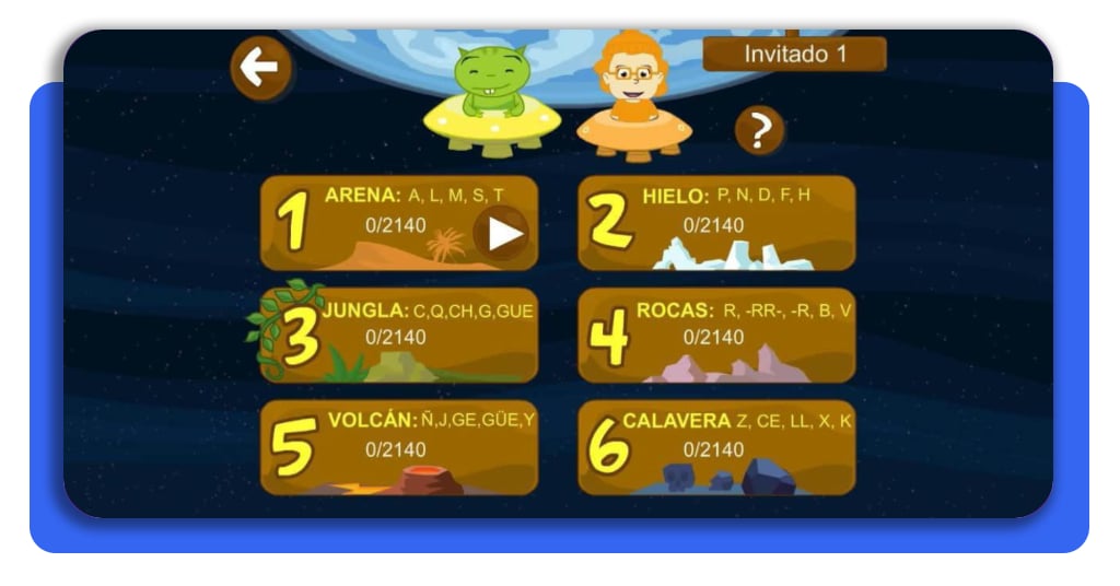 Lección de prueba Leo con Grin pantalla 3