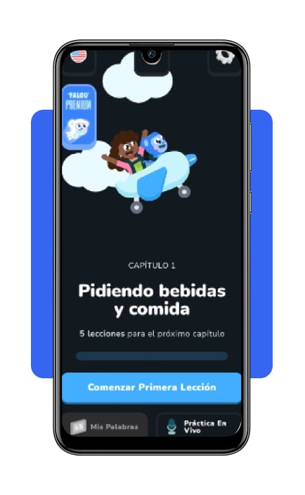 Aprende inglés rápido en 60 días: aplicación gratuita 10 Iniciar primera lección interactiva en Falou