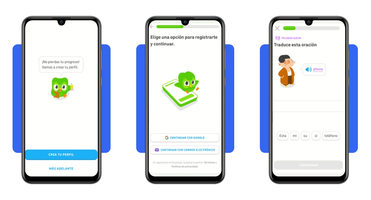 Paso 11 crea tu perfil en Duolingo y comienza tu aprendizaje