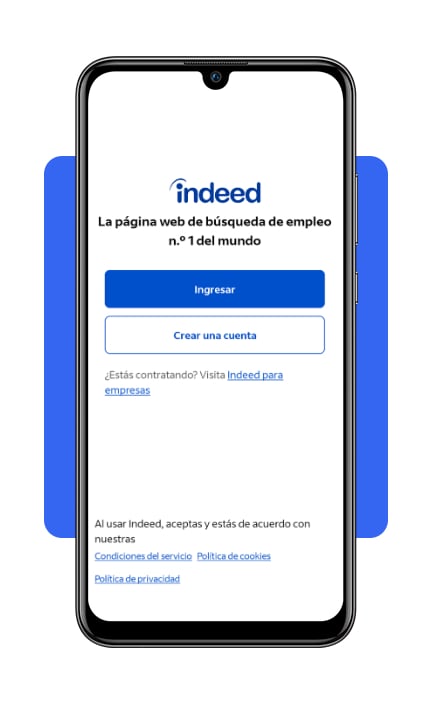 Paso 2 crea tu perfil en Indeed