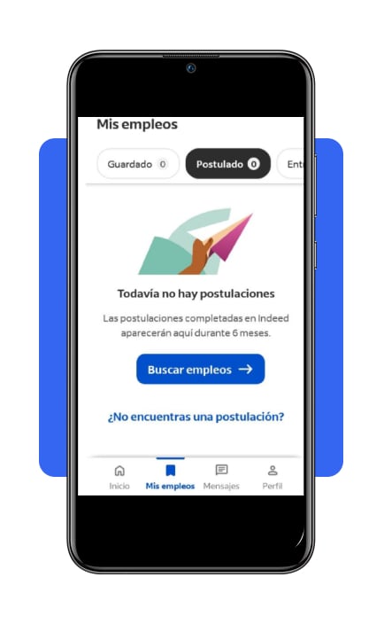 Guarda las búsquedas en Indeed