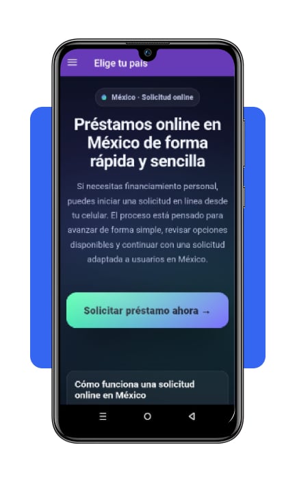 Paso 3 presiona el botón de solicitud de préstamo