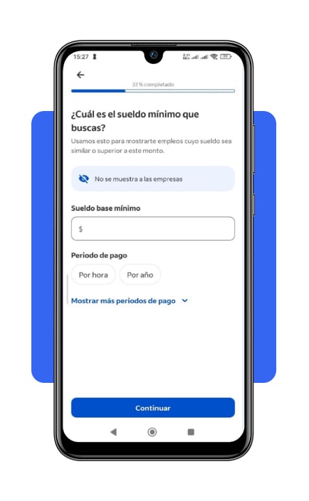 Empleo en cantina escolar: consulta la disponibilidad en tu estado 6 Paso 4 completa tu perfil laboral en Indeed