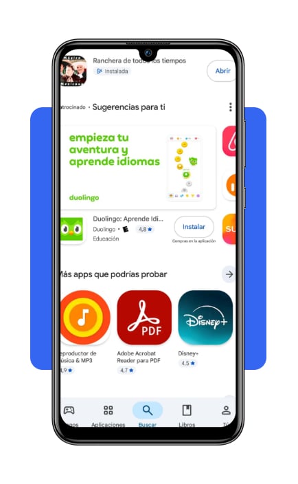 Aplicación de música norteña antigua: escucha gratis ahora 5 Abrir la aplicación de música norteña en el celular