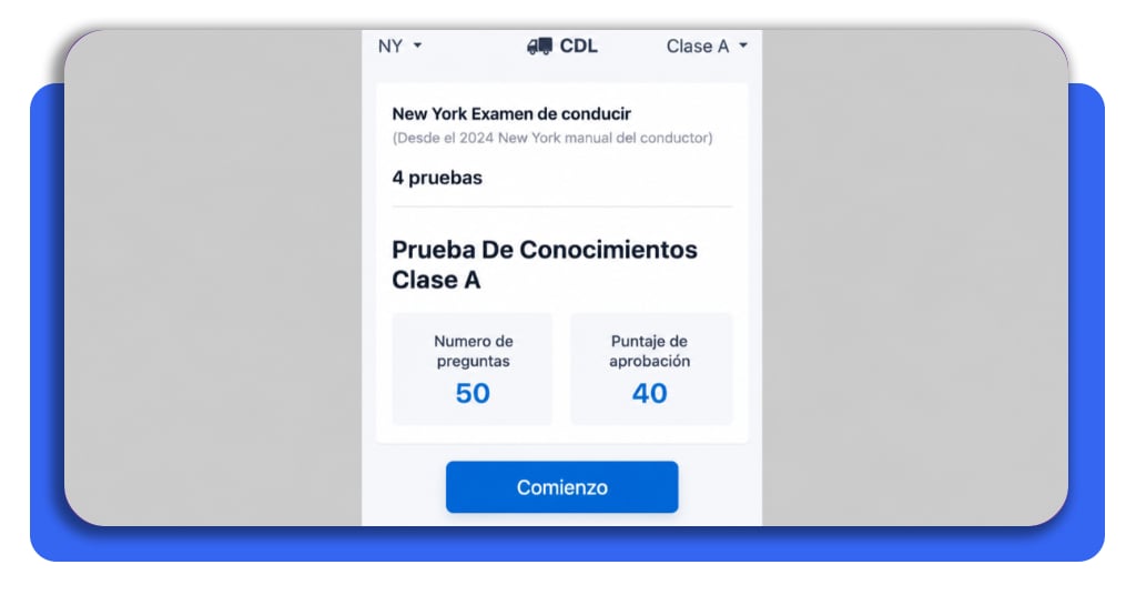 Simulador gratis de examen de conducción comercial CDL en español 4 IMG 8006 02 1