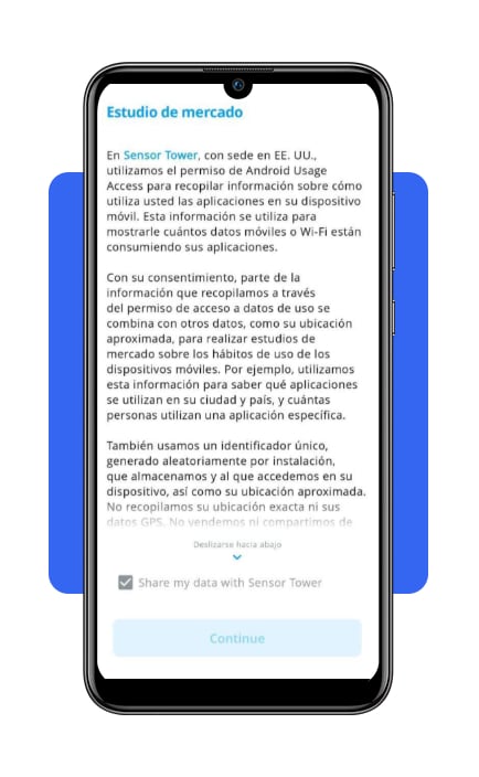 Paso 3 aceptar permisos My Data Manager
