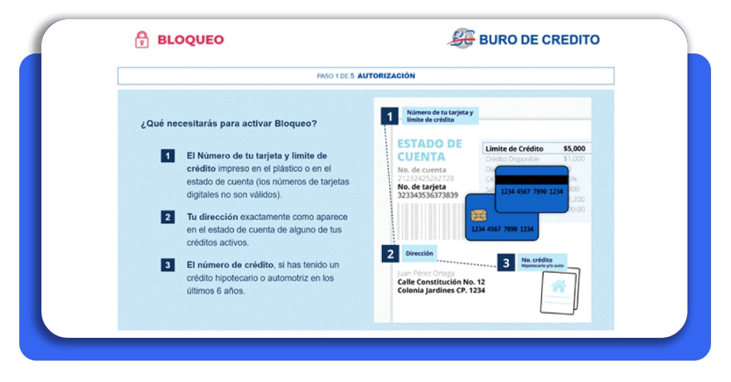 Creación de cuenta Buró de Crédito