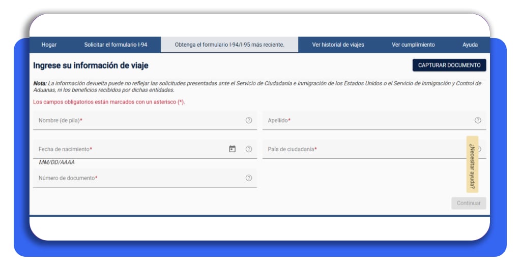 Descarga tu I-94 GRATIS y confirma tu entrada a EE. UU. ahora 5 Paso 3 escanear pasaporte I-94