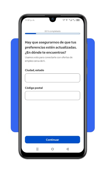 Trabajo para ayudante de almacén: empieza YA sin experiencia 5 Paso 3 para completar perfil en Indeed