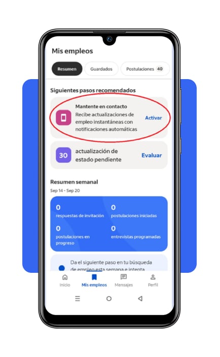 Trabajo para ayudante de almacén: empieza YA sin experiencia 9 Paso 7 para configurar alertas en Indeed