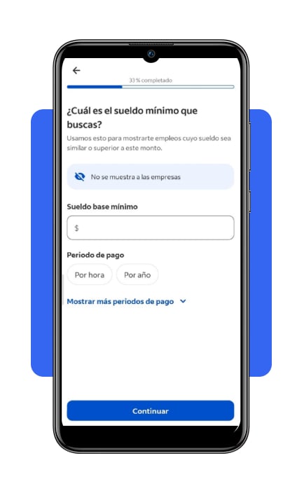 Paso 4 crea tu perfil en Indeed