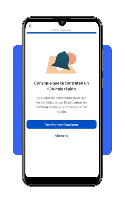 Paso 5 activa notificaciones en Indeed