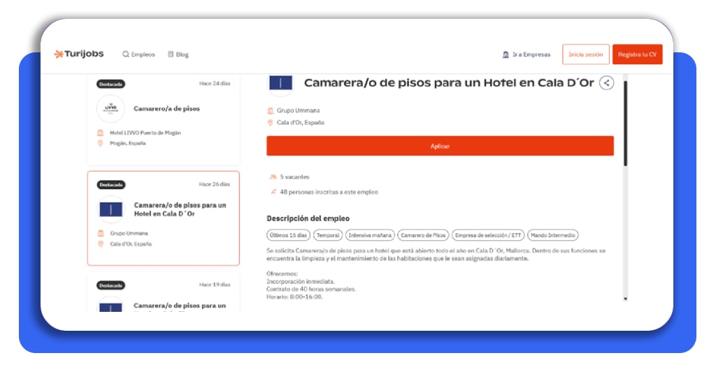 Vacantes de camarera de piso: trabaja de mañana y descansa por la tarde 4 IMG 9530 03